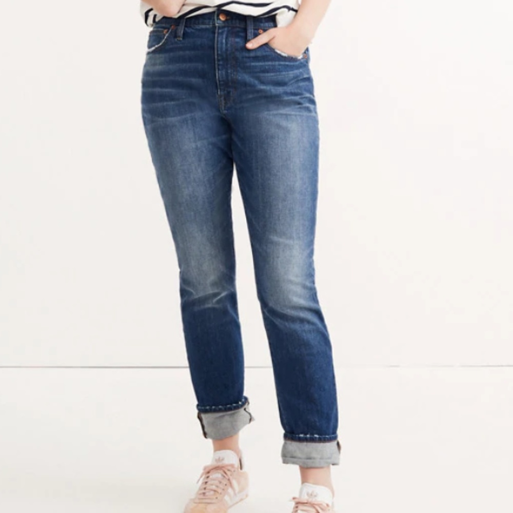 Madewell High-Rise Slim Boyjean, Milton Wash - 28